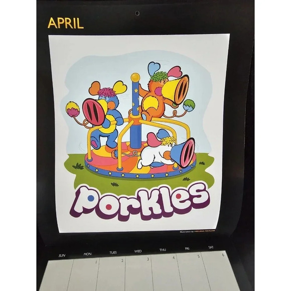 CISCO SNORT Calendar 2024 Snort Pig Hock'Em Sock'Em Pigbots Funny Wall Calendar - Picture 6 of 12